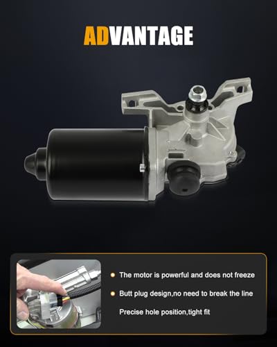 Image of ROADFAR Front Windshield Wiper Motor Fit for Chrysler for 300 2005-2009 | Fit For Dodge For Charger 2006-2009|For Dodge For Magnum 2005-2008|Replace 05139091AA|4 Pins