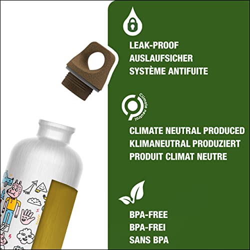 Aluminiumflasche SIGG Traveller MyPlanet für Kinder – 0,6L