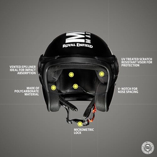 Image of Royal Enfield Op MLG ISI & DOT Helmet