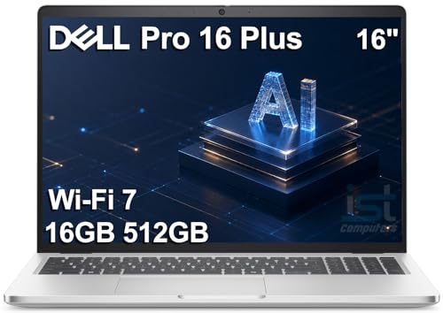 Dell Pro 16 Plus Business AI PC Laptop 16" FHD+ Win 11 Pro miniatura 1