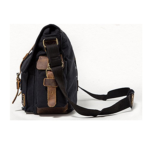 Bolso mensajero vintage JONON para laptop 13.3-17" miniatura 6