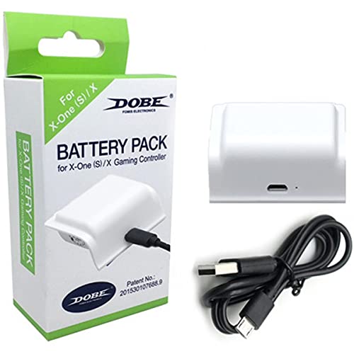 Bateria E Cabo Carregador Branco Xbox One S