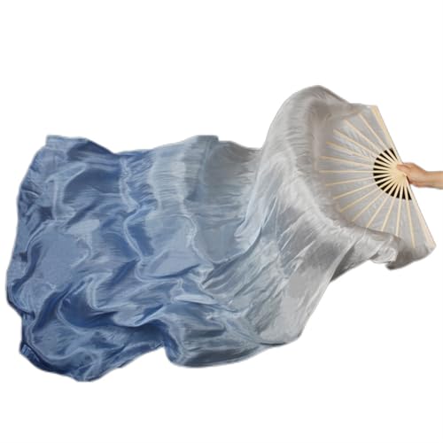 Voiles de soie de danse du ventre en tissu premium peint à la main