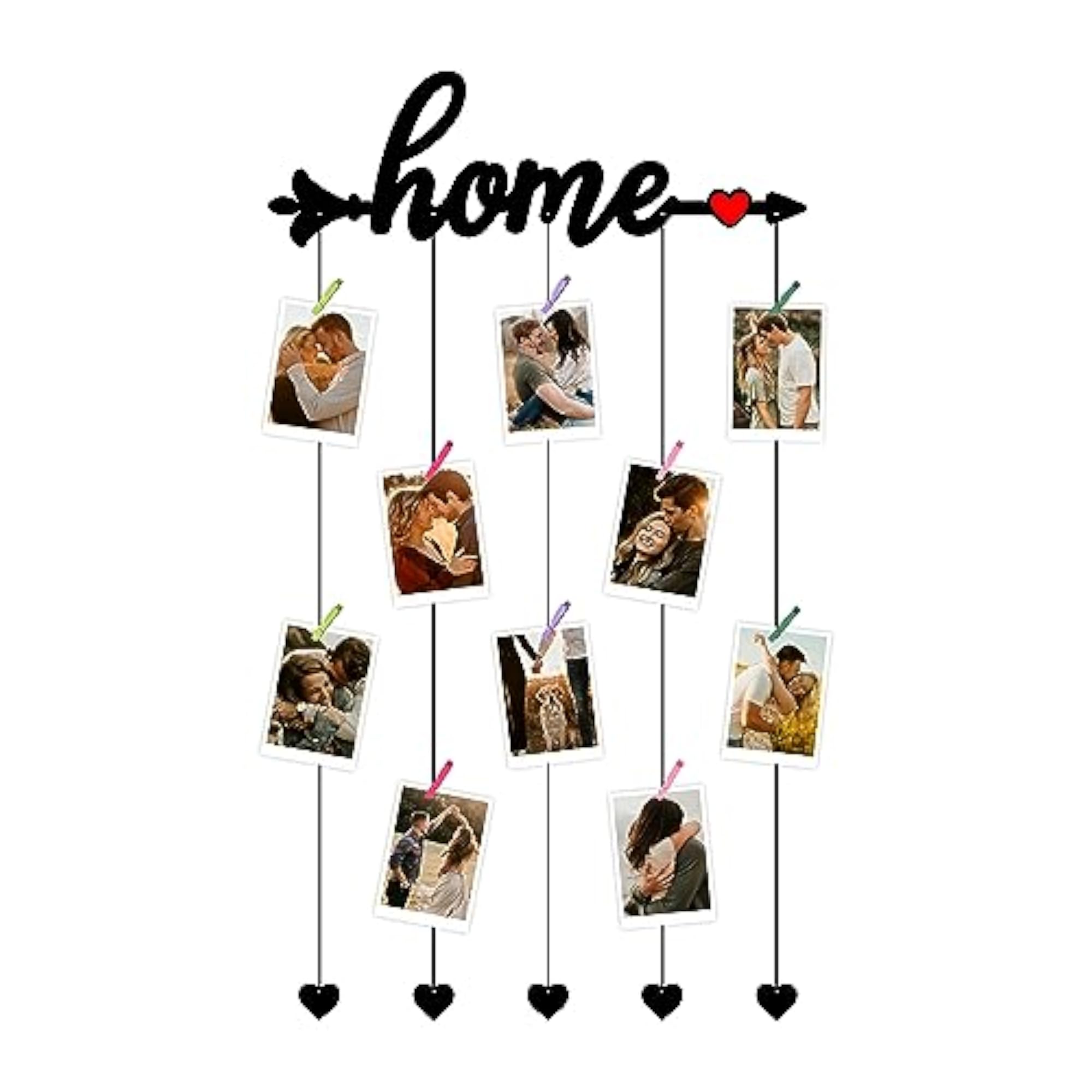 Gift Decore Self Customize Dream Catcher with 10 Colorful Clips