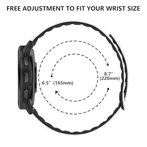 Correa de silicona magnética para Garmin 20mm miniatura 3