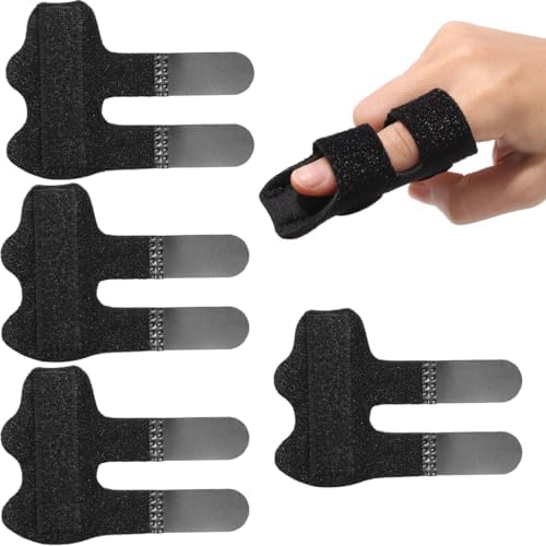 4pcs Finger Splints,Finger Support Brace Finger Splint Broken Finger