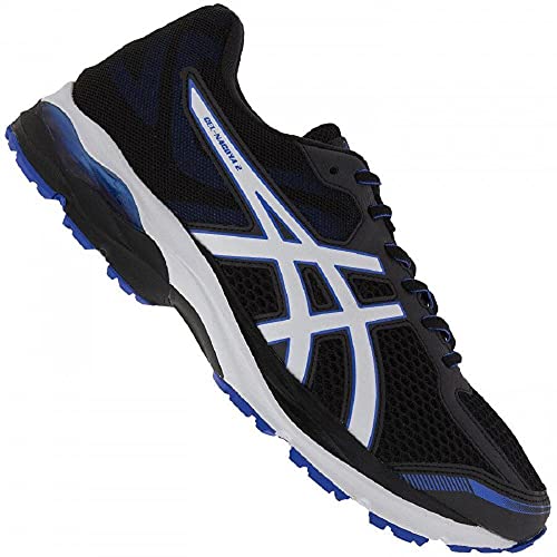 Tenis Asics Nagoya Preto/azul/branco Mascuino 41