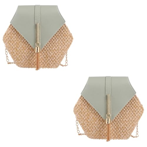 Pochette à frange en cuir PU de haute qualité avec chaîne dorée amovible