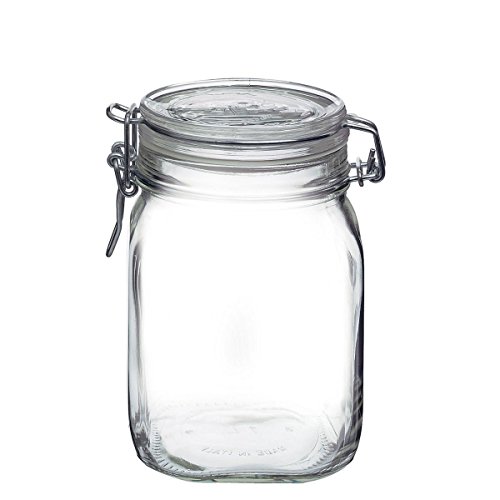 STI Vaso Fido Ermetico 1000ml BORMIOLI in Vetro per conservazione Alimenti