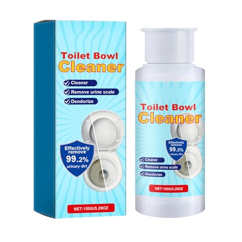 Mnozreo Limpiador y Ambientador para Lnodoro,Tabletas de Limpieza Eficiencia Inodoros,Limpiador de Inodoro con Lejía,Tabletas de Limpieza de Inodoro,Bloques de Limpieza de Inodoro Azules,150ML