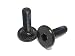 BMX Crank Arm Bolt Flat Head M8 Allen Pair Black