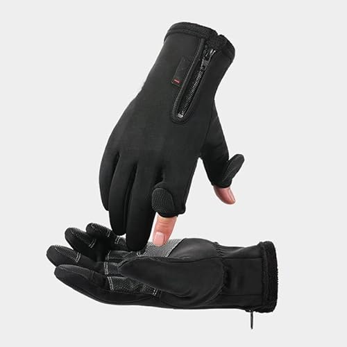 Cold Weather Gloves,Winter Gloves To Keep Warm, Running, Cycling, Driving, Hiking, Fishing, Windproof, Non-Slip, Finger Touch Screen, Warm Men And Women Gifts(M) #TOP1