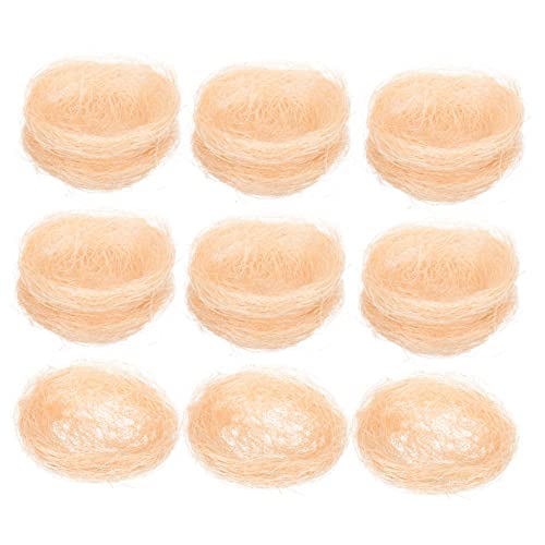 KONTONTY 15 Piezas Plato Frío Nido De Pájaro Simular Nido De Pájaro Simulado Decoraciones De Platos Nido De Pájaros Creativos Decoración Falso Nidos Páginas Khaki