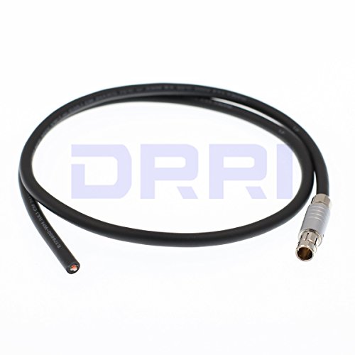 DRRI Fishers RS 3 Pin Male to Flying Leads Cable for Arri Alexa, Red - Image 2
