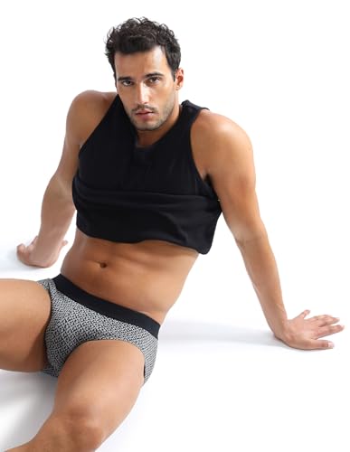 Image of U.S. Polo ASSN. Men PB005 Cotton Modal Printed Premium Underwear Brief -Pack of 1