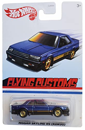Hot Wheels Nissan Skyline RS Azul Flying Customs miniatura 1