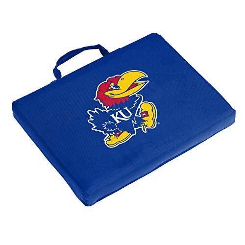 Logo Brands NCAA Kansas Jayhawks Unisex Adult Bleacher Stadium Cushion, One Size, Team Color