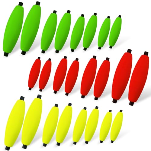 Narcissus Fishing Bobbers Floats for Catfish, Vibrant Hard Foam Fishing Peg Floats,Strong Buoyancy for Fishing Freshwater Saltwater,Perfect for Santee Catfish Rig