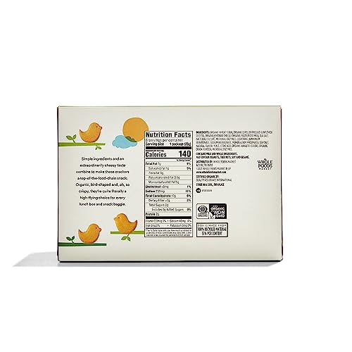 Image of 365 By Whole Foods Market, Organic Cheddar Chicks Cheese Crackers, 16 Pack