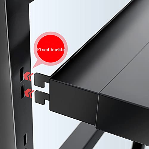 Étagère micro-ondes extensible en métal pour plan de travail de cuisine - 7