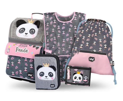 Cartable d'école Baagl lot de 5 pièces avec sac à dos ergonomique et trousse pour CP