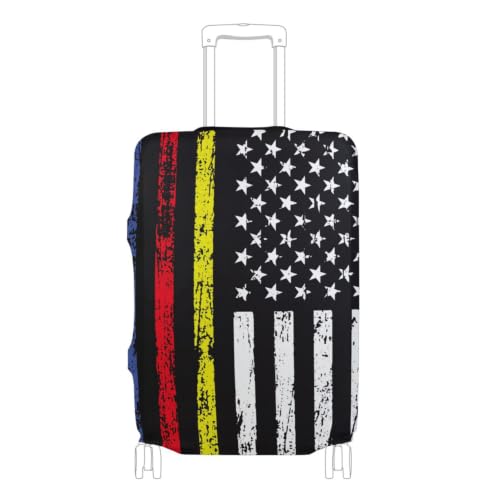 Housse de valise USA élastique pour bagage L 26-28 pouces motif drapeau américain classique