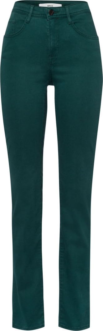 BRAX Women's Style Mary Winter Dream Trousers, Dark Malachite, 31W x 32L