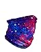 iHeartRaves Space Galaxy Print Neck Gaiter Mask Full Face Covering - Cool Breathable Lightweight Fabric Mouth Gator for Men & Women