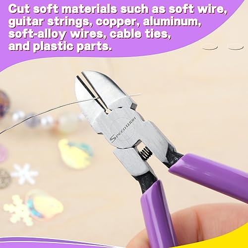 Image of SPEEDWOX Mini Diagonal Pliers Flush Cut Pliers Micro Cutter