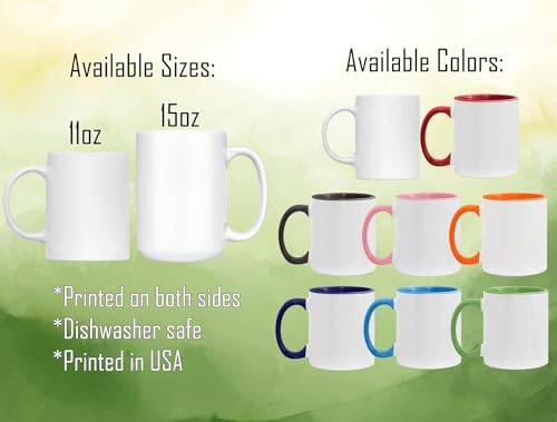 Eloraka Personalized Happy 1St Father's Day As My Grandpa Mug, Baby's Sonogram Picture Mug Gifts For New First Grandpa To Be From The Bump New Grandpa Gifts Fathers Day Ideas Birthday Christmas Gift