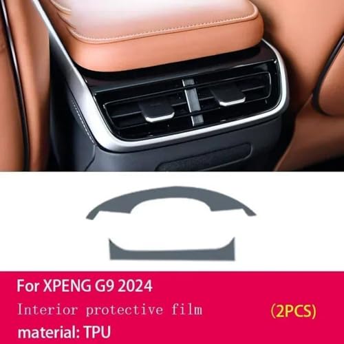 Protection PPF anti-rayures Xpeng G9 console centrale TPU clair