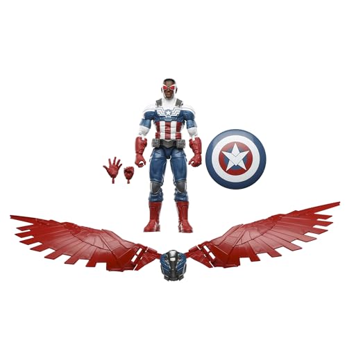 Boneco F9082 autêntico Hasbro Marvel Legends Series Capitão América, símbolo da verdade, 15 cm