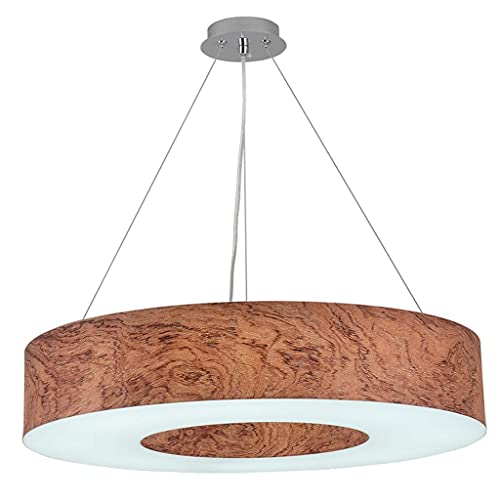 Lustre en bois pour chambre afin d'éviter la lumière agressive au plafond