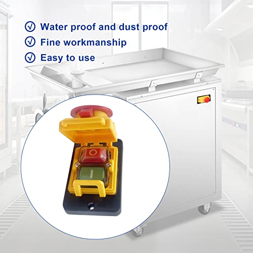 Yearninglife 3-Pin Device Switch 400 V-50 Hz, Push Button, Yellow, IP54, Manual Operation - Image 3