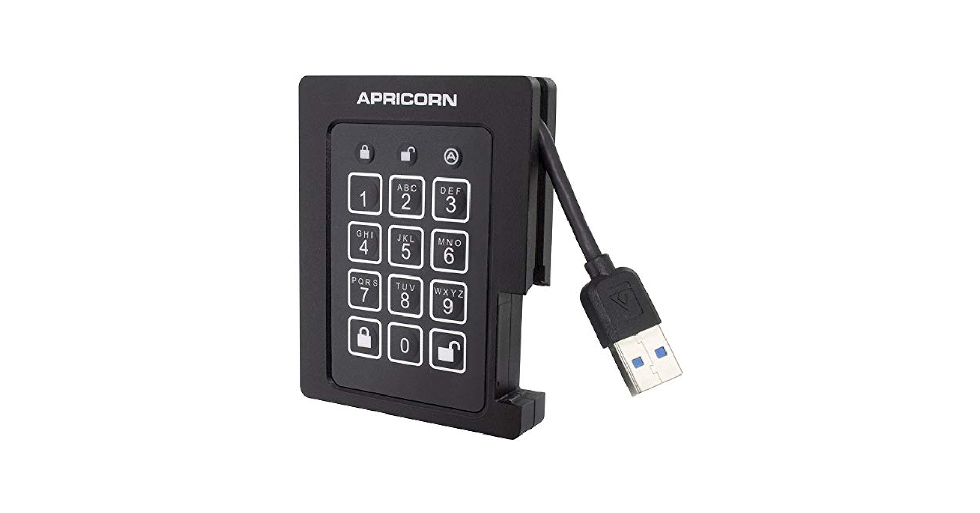 Apricorn　ASSD-3PL256-240F Amazon.com: Apricorn Aegis Padlock SSD - USB 3.0, A25-3PL256