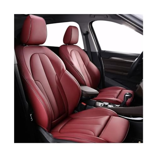 Housses de siège Ford Five Hundred cuir respirant accessoires auto bordeaux