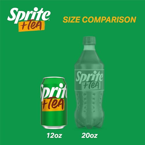 Image of Sprite + Tea, Lemon-Lime and Tea Flavored Soda , 12 fl oz, 12 pack