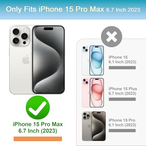 Étui fin iPhone 15 Pro Max anti rayures avec support vidéo mains libres