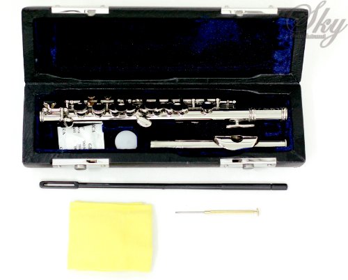 image for Sky(Paititi) Band Approved Silver Plated Piccolo Key of C with Hard Ca