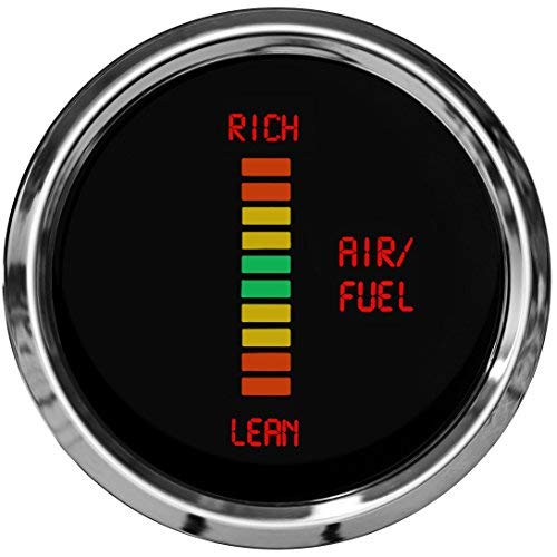 Intellitronix LED Air/Fuel Ratio Gauge Lean/Rich in Chrome Bezel