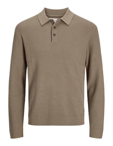 Polo en tricot grège taille L parfait pour vos weekends relax