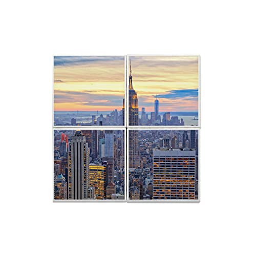 Carreaux céramique Empire State Building pour déco murale salon USA