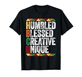 HBCU Humbled Blessed Creative Unique Shirt Historical Black T-Shirt