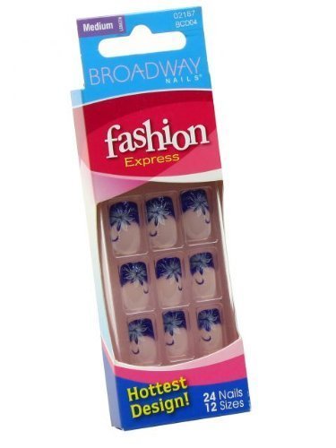 Broadway Nails Fashion Express Hottest Designs Medium Length BCD04