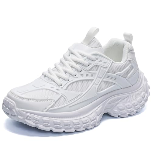 Chunky Dad - Style Sneakers for Men: Fashion Platform, Casual Lace - up. Ideal for Walking and Casual Outings.
