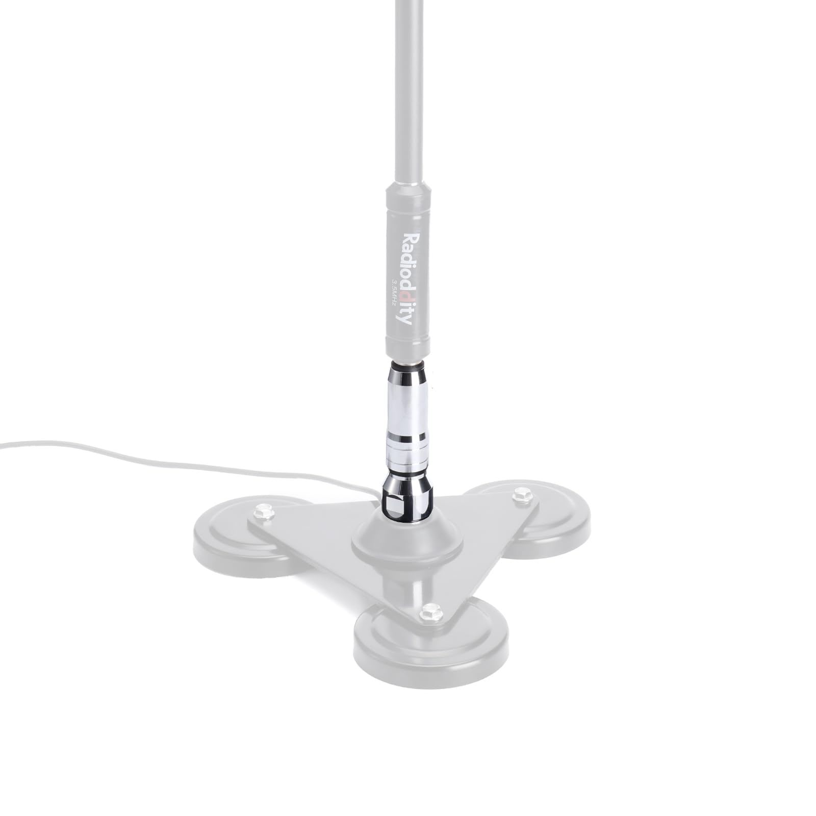 Radioddity HF-010A HF adapter antenowy, PL-259 na 3/8-24, wtyczka do urządzeń radiowych POTA SOTA, kompatybilny z HF-010 / HF-009