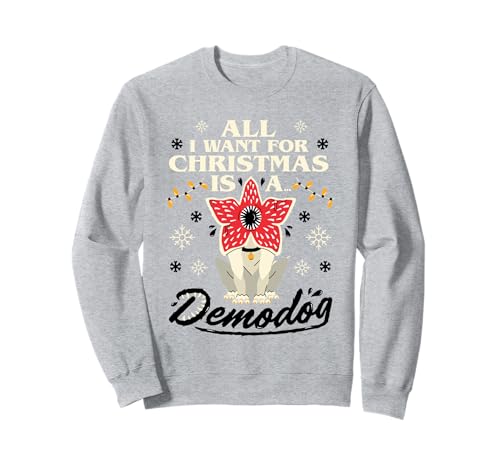 Image of Stranger Things Demodog Christmas Sweatshirt