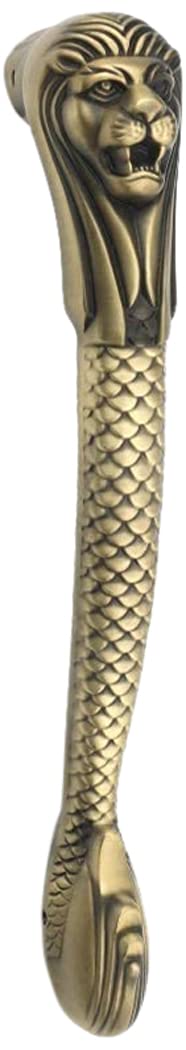 FERIO Main Door Handle Brass Antique Door Handle/Door Knocker for Home Decor 10 inch (245 MM) Pack of 1 (B09MW7DFQ5) Amazon Price History, Amazon Price Tracker