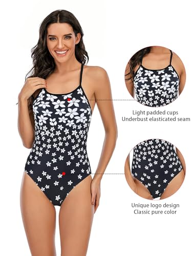 Image of Century Star Women Athletic One Piece Swimsuits-2026 Training Bathing Suits for Teens Juniors