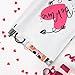 10x13 Inch TONESPAC 100 Pack 3.15Mil Poly Mailers Hot Pink Love Heart Shipping Bags, Self-Sealing Non-Padded Envelopes for Small Business, Valentine Poly Bags - Love Heart